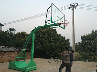 凹箱仿液壓籃球架